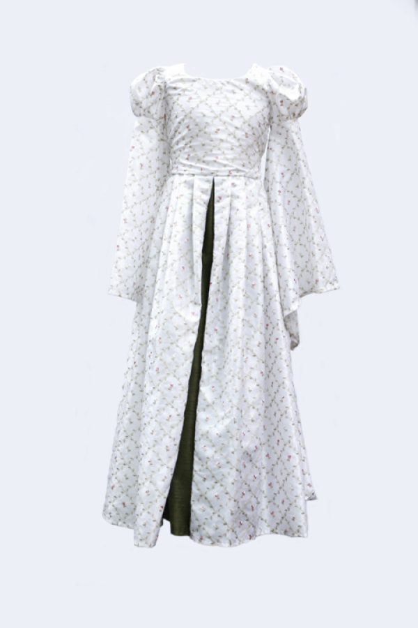 witte victoriaanse jurk