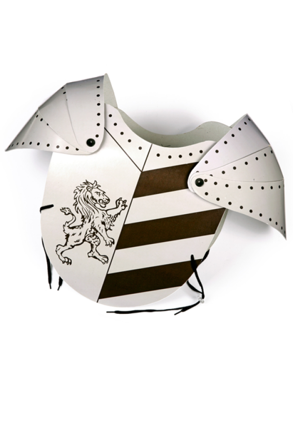 Ridder borstplaat met helm